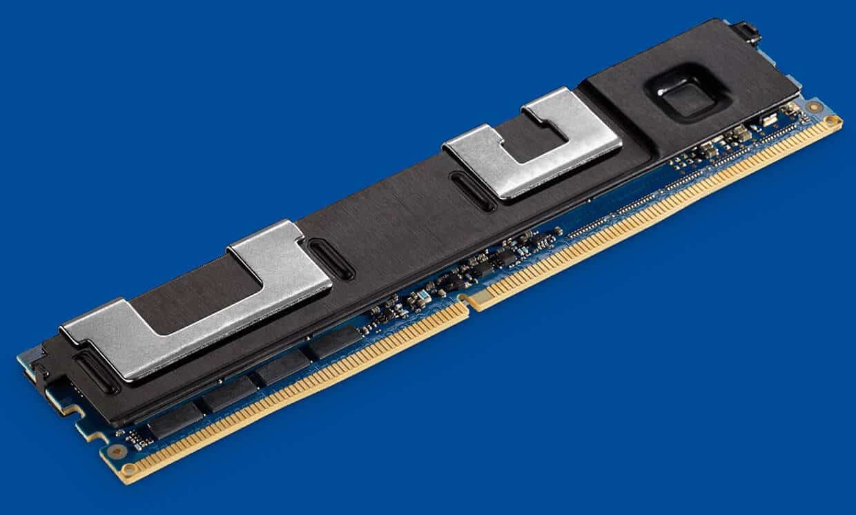 Intel's 3D XPoint (Optane) DIMM module.